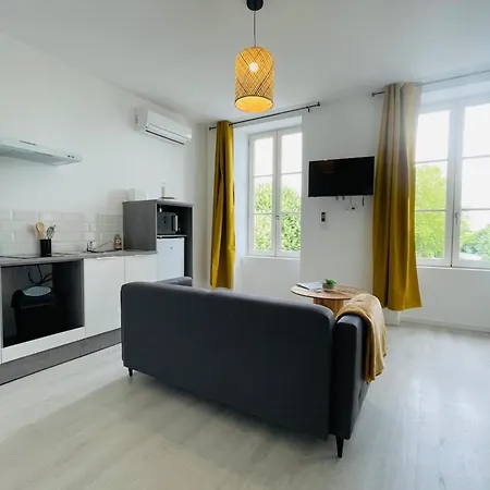 公寓 La Jungle Avec Climatisation Saint-Jean-dʼAngély